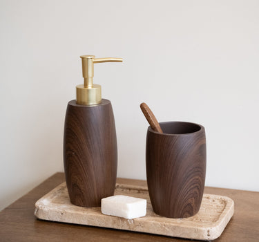 Brown Resin Soap Dispenser - Things I Like Things I Love