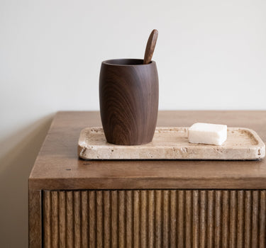 Brown Resin Toothbrush Holder - Things I Like Things I Love