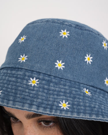 Bucket Hat Daisy Denim - Things I Like Things I Love