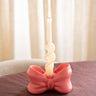 Candle Holder Bow Pink - Things I Like Things I Love