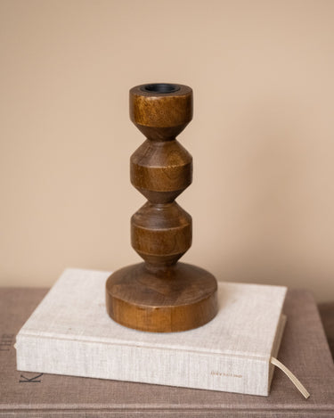 Candle Holder Dozza Wood - Things I Like Things I Love