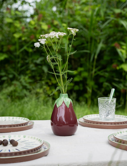 Candle Holder Eggplant - Things I Like Things I Love