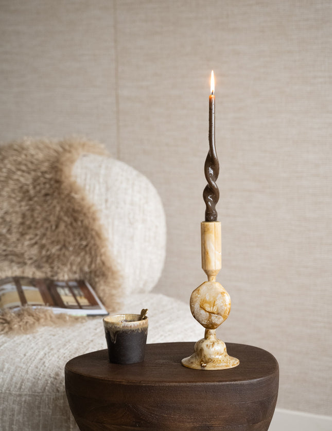 Candle Holder Kumopa Brown - Things I Like Things I Love