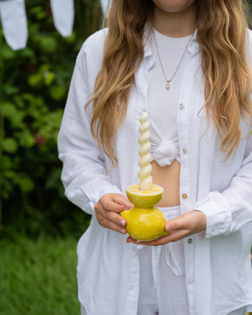 Candle Holder Lemon - Things I Like Things I Love