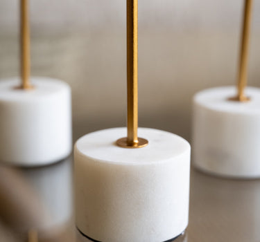 Candle Holder Pegu Marble - Things I Like Things I Love