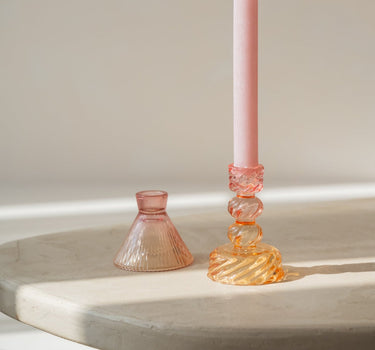 Candle Holder Pink/Orange - Things I Like Things I Love