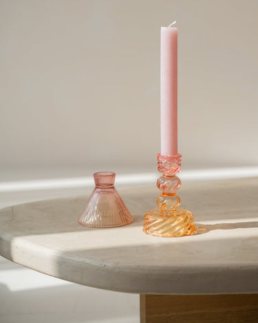 Candle Holder Pink/Orange - Things I Like Things I Love