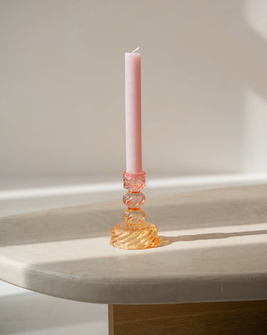 Candle Holder Pink/Orange - Things I Like Things I Love