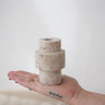 Candle Holder Travertin Naturel - Things I Like Things I Love