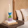 Candle Holder Tulip Stripe - Things I Like Things I Love