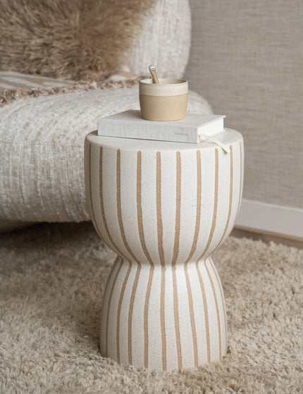 Ceramic Stool Finca Sand Brown - Things I Like Things I Love