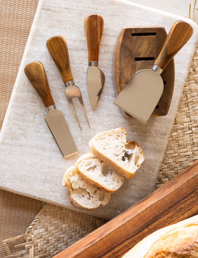 Cheese Knives w/ Holder - Things I Like Things I Love