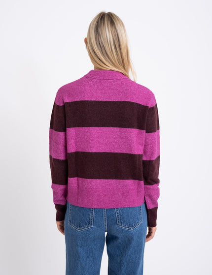 Chick Crew Neck Knit Fuchsia Red - Things I Like Things I Love