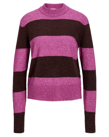 Chick Crew Neck Knit Fuchsia Red - Things I Like Things I Love