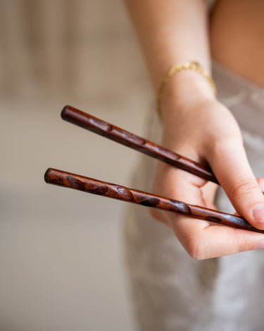 Chopstick Twist Brown - Things I Like Things I Love