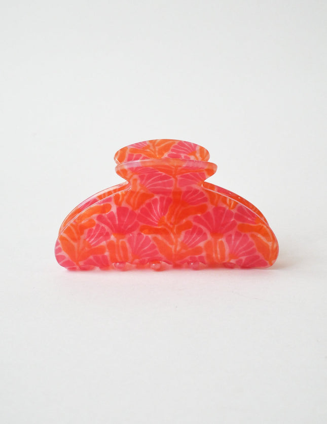 Claw Clip Happy Orange Fuchsia - Things I Like Things I Love