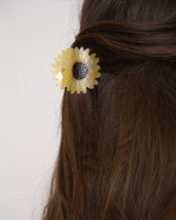 Haarspange Sonnenblumen Gelb