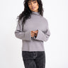 Cloe Roll Neck Knit Frost Gray - Things I Like Things I Love