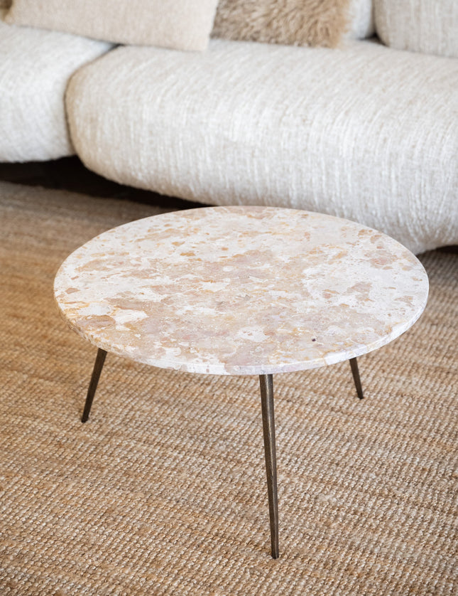 Coffee Table Zita Taupe Marble - Things I Like Things I Love