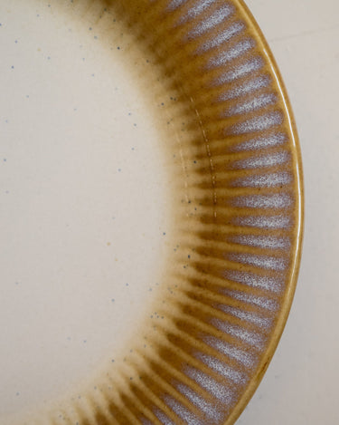 Costa Plate Off White Mustard - Things I Like Things I Love