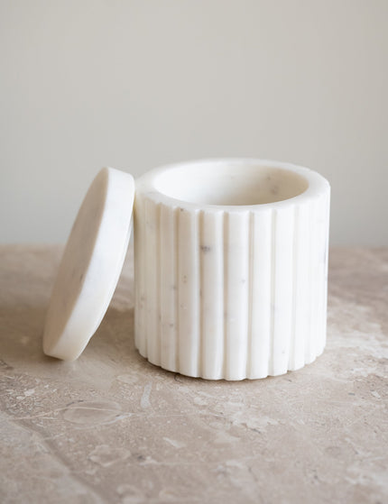 Cotton Jar Marble White - Things I Like Things I Love