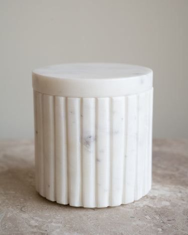 Cotton Jar Marble White - Things I Like Things I Love