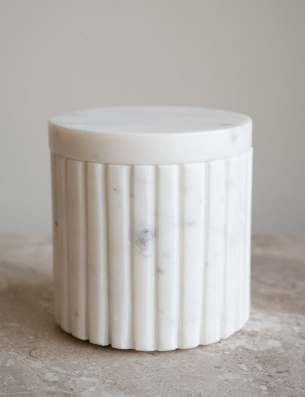 Cotton Jar Marble White - Things I Like Things I Love