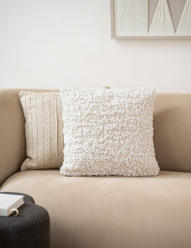 Cushion Humada Natural Bouclé - Things I Like Things I Love