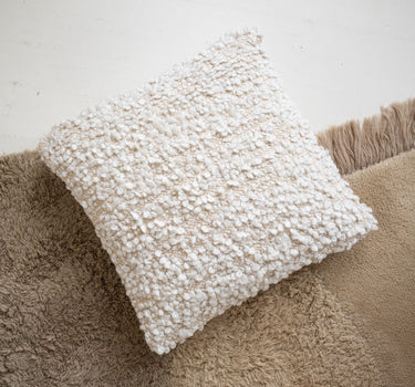 Cushion Humada Natural Bouclé - Things I Like Things I Love