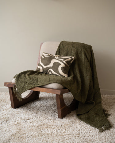 Cushion Rox Olive Green - Things I Like Things I Love