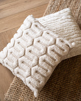 Cushion Sanna Beige/White