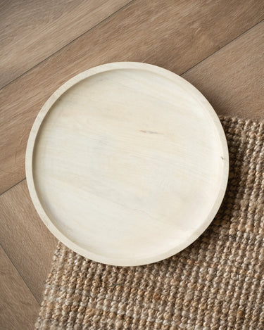 Deco Plate Wood Beige - Things I Like Things I Love