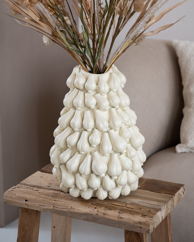 Deco Vase Garlic Cream - Things I Like Things I Love