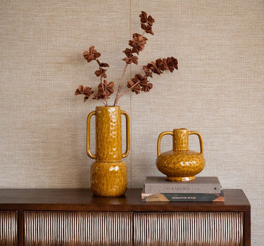 Deco Vase Ziro Ocher - Things I Like Things I Love