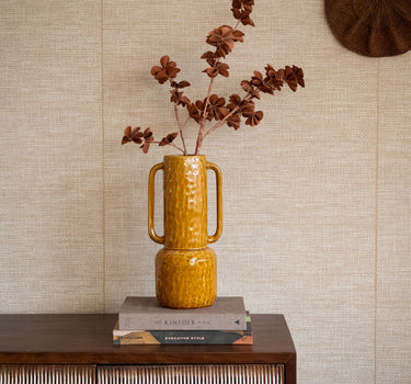 Deco Vase Ziro Ocher - Things I Like Things I Love