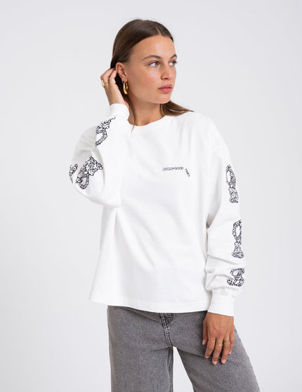 Dr. Denim Lily Longsleeve Off White Peaces - Things I Like Things I Love