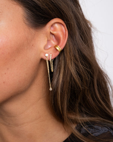 Earcuff Biba Brushed Gold - Things I Like Things I Love