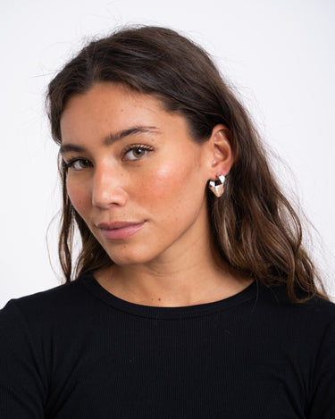 Earrings Flat Wave Silver - Things I Like Things I Love