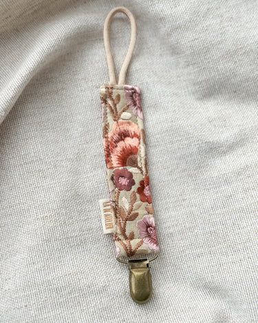 Embroidered Pacifier Clip - Things I Like Things I Love