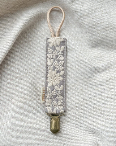 Embroidered Pacifier Clip - Things I Like Things I Love