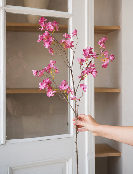 Faux Flower Cherry Blossom Branch Pink - Things I Like Things I Love