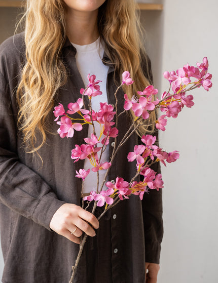 Faux Flower Cherry Blossom Branch Pink - Things I Like Things I Love