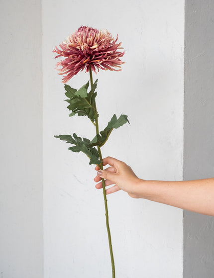 Faux Flower Chrysant Vintage Rose - Things I Like Things I Love