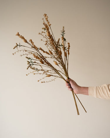 Faux Flower Field Bouquet Poppy Brown - Things I Like Things I Love