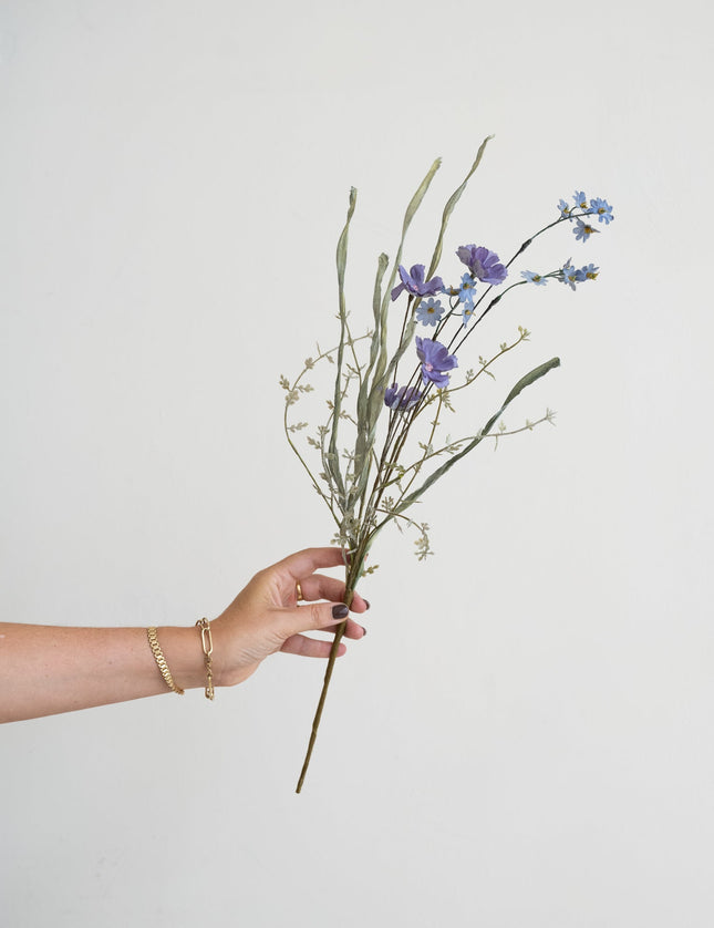 Faux Flower Field Bouquet Purple - Things I Like Things I Love