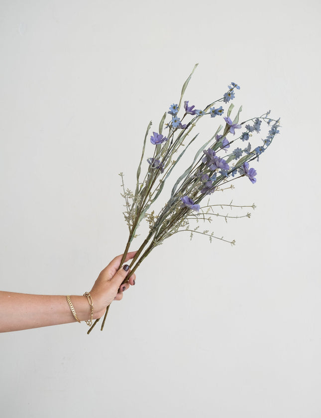 Faux Flower Field Bouquet Purple - Things I Like Things I Love