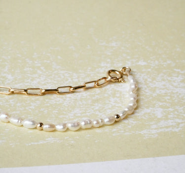 Goldfilled Bracelet Pearl Dreamer - Things I Like Things I Love