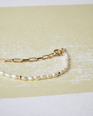 Goldfilled Bracelet Pearl Dreamer - Things I Like Things I Love