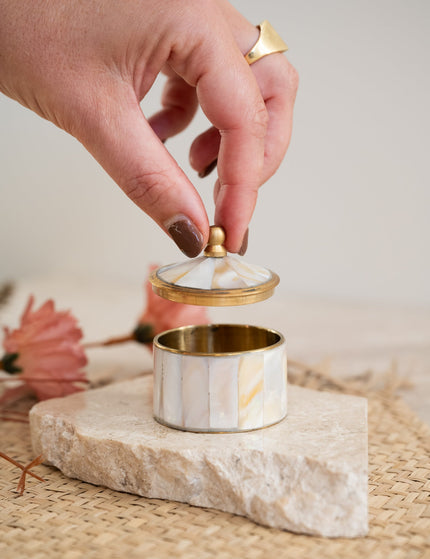 Handmade Circus Box Pearly White - Things I Like Things I Love