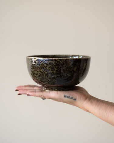 Handmade Japanese Bowl Shinryoku Okonomi Green - Things I Like Things I Love